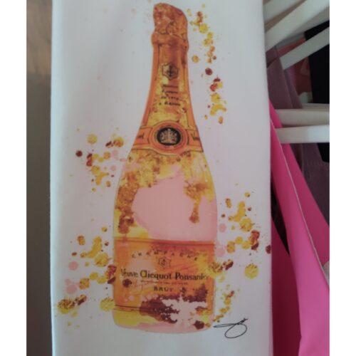 Cheers Tea Towel Vueve