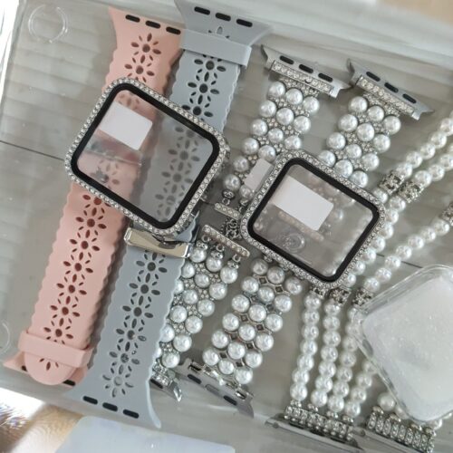 Adjustable Bling Watchband & Case