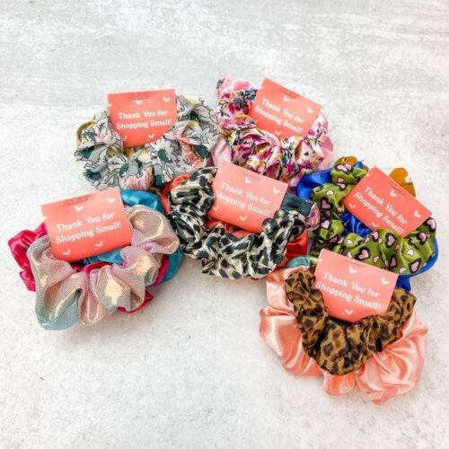 'Thank you' Hair Scrunchies