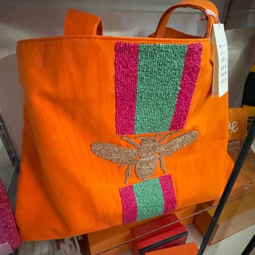 BEE Orange Tote Bag
