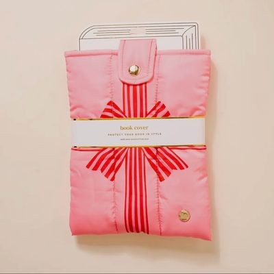 Book Cover-Holiday Gift Bow Red