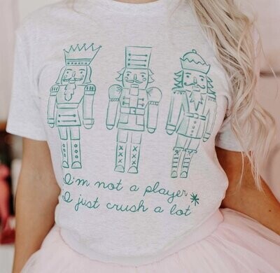 I'm Not a Player I just Crush A Lot Christmas Shirt