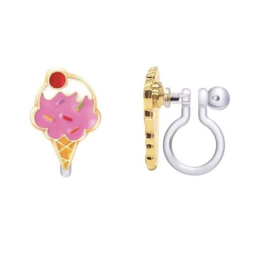 CLIP ON Cutie Earrings- Ice Cream Dream