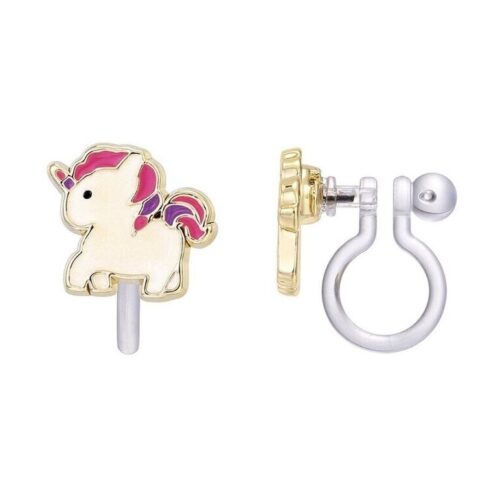 CLIP ON Cutie Earrings- Magical Unicorn