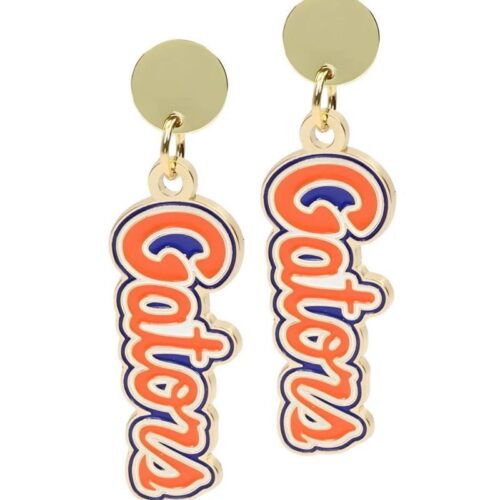 Florida Gators Script Earring