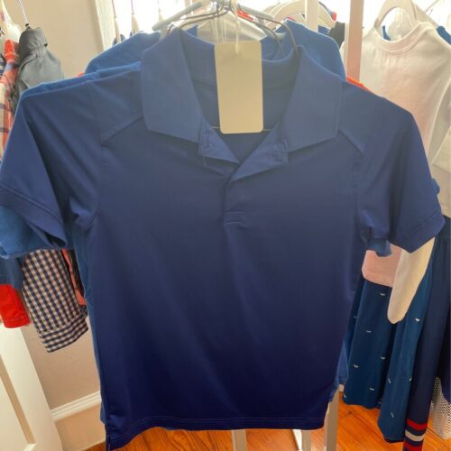 Lands End Short Sleeve Blue