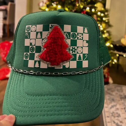 Small 📎 Paper Clip Trucker Hat Chain- Silver