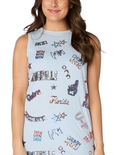 The Florida Sequin Spirit Sleeveless Dress