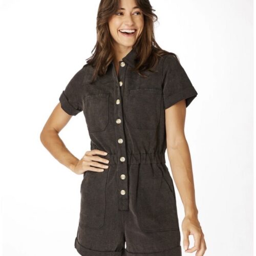 The Gators Denim Romper