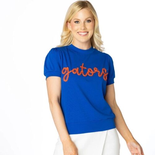 The Gators Glitter Script Short Sleeve