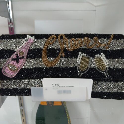 'Cheers' Beaded Convertible
Crossbody Bag